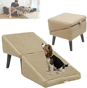 🔥Hot Pick: Dog Ramp & Ottoman Combo